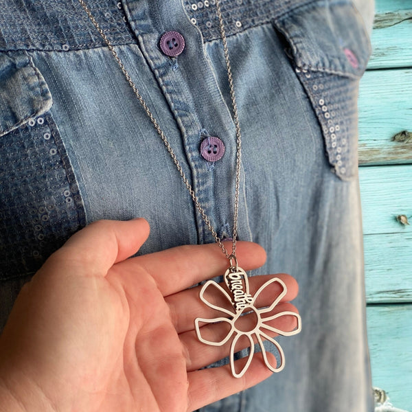 Breathe Flower Necklace