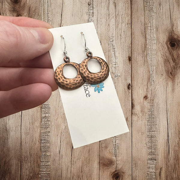 Textured Hoop Earrings