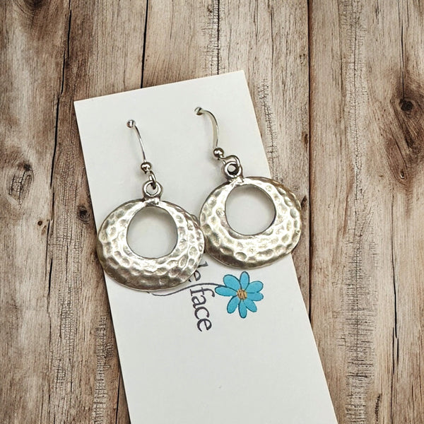 Textured Hoop Earrings