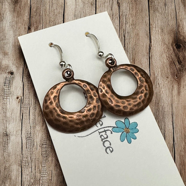 Textured Hoop Earrings