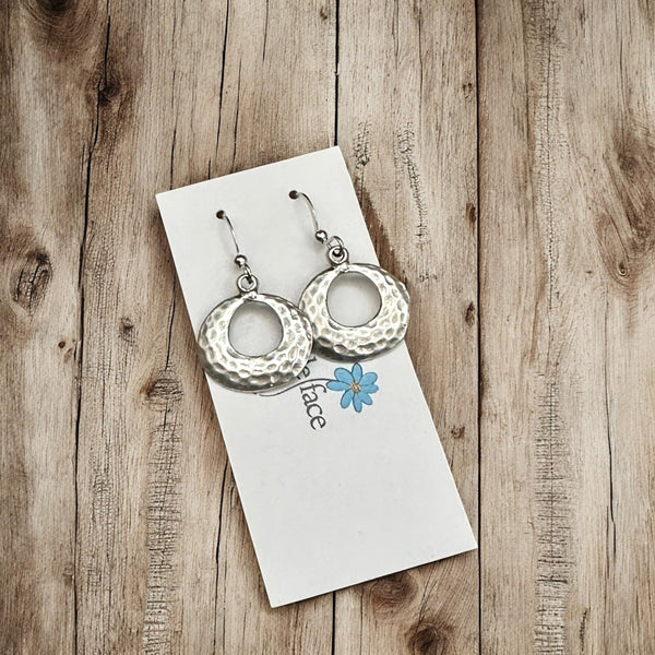 Textured Hoop Earrings