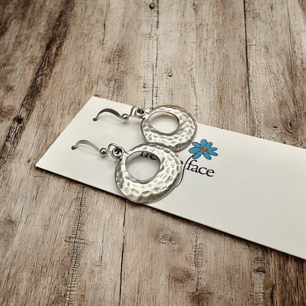 Textured Hoop Earrings