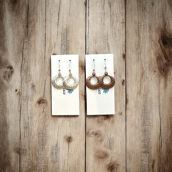 Textured Hoop Earrings