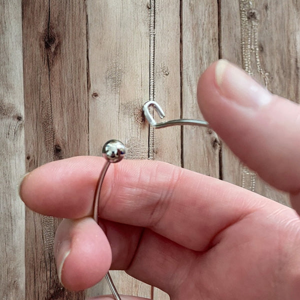 Simple Charm Bangle Bracelet