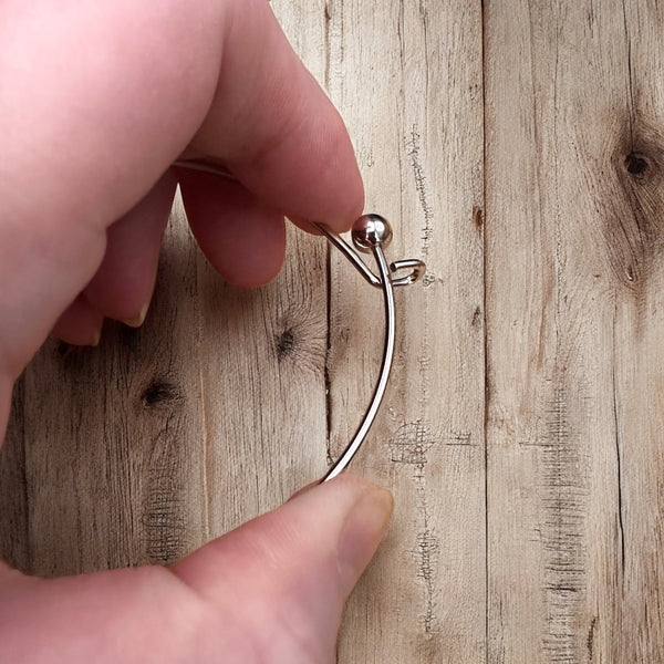Simple Charm Bangle Bracelet