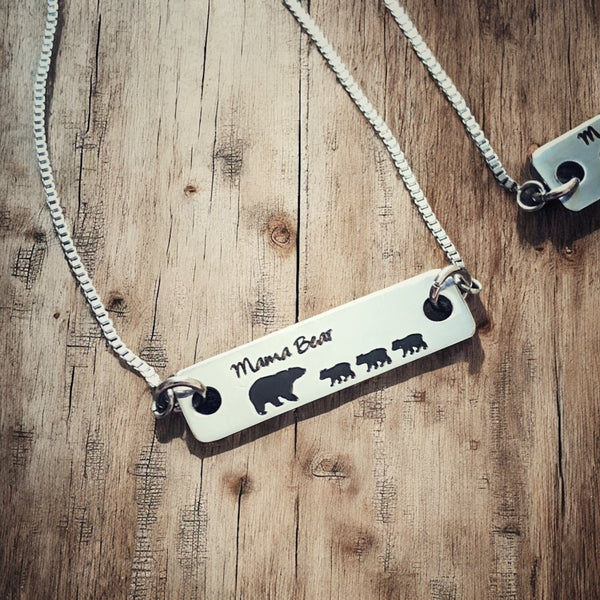 Mama Bear - Adjustable Bracelets - Stainless Steel