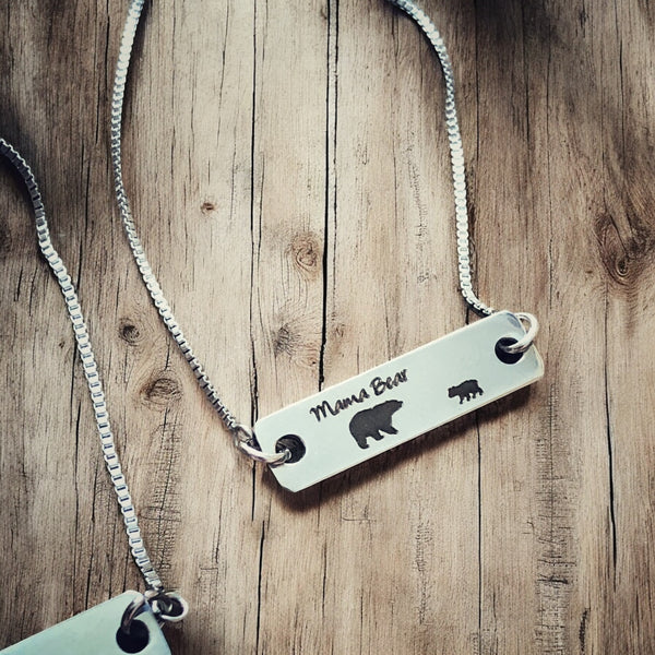 Mama Bear - Adjustable Bracelets - Stainless Steel