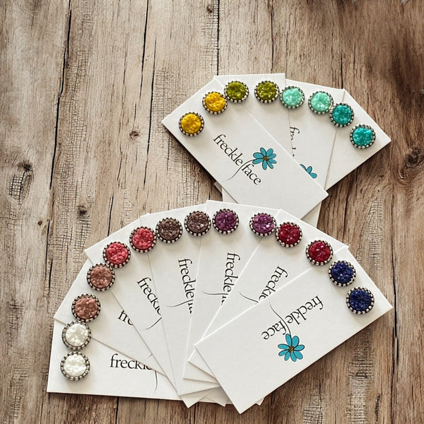 Matte Spring Color Studs 10mm