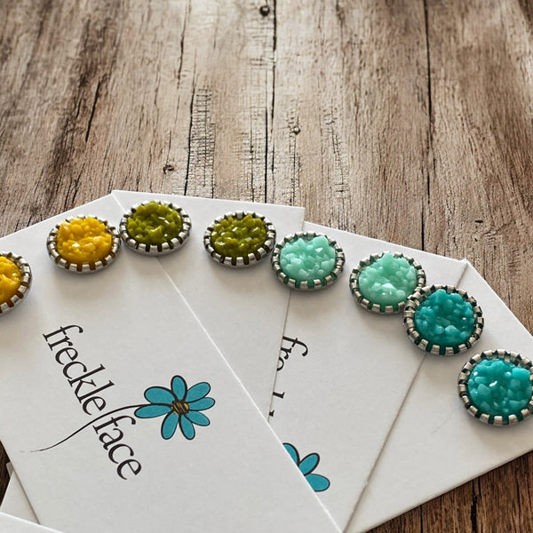 Matte Spring Color Studs 10mm