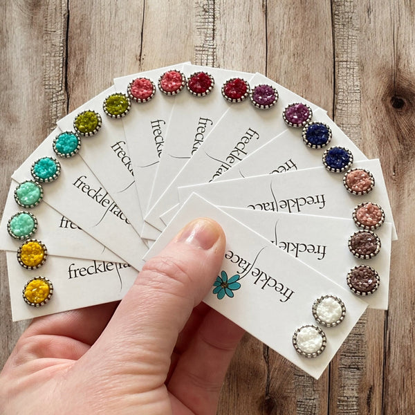 Matte Spring Color Studs 10mm