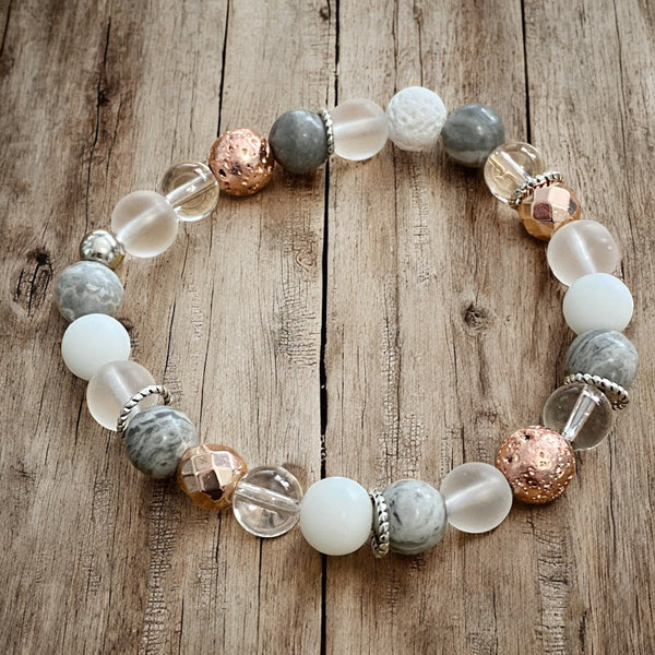 Rose Gold Happy Bracelet