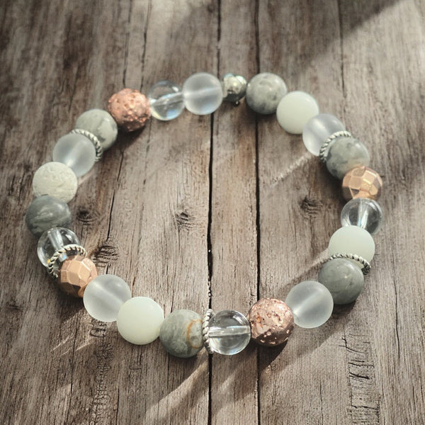 Rose Gold Happy Bracelet