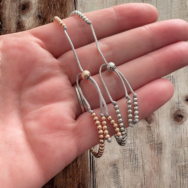 Rose Gold Bracelet Stack Set