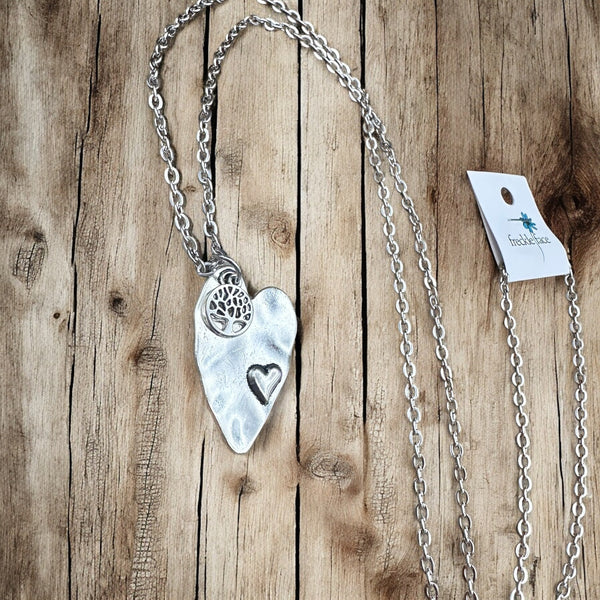 Heart & Tree Necklace