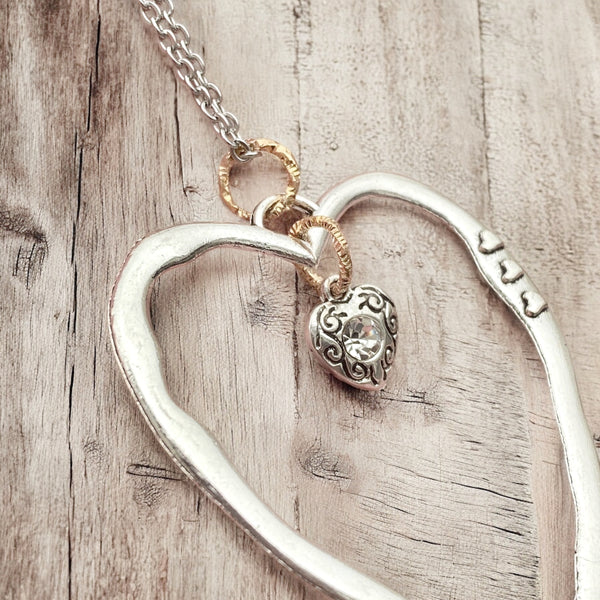Heart Bling Necklace