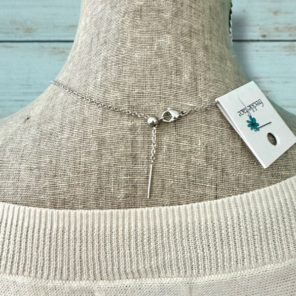 OOAK Mosaic Adjustable Necklace - M3614