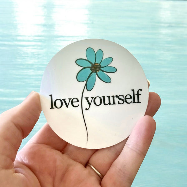 Love Yourself Vinyl Sticker