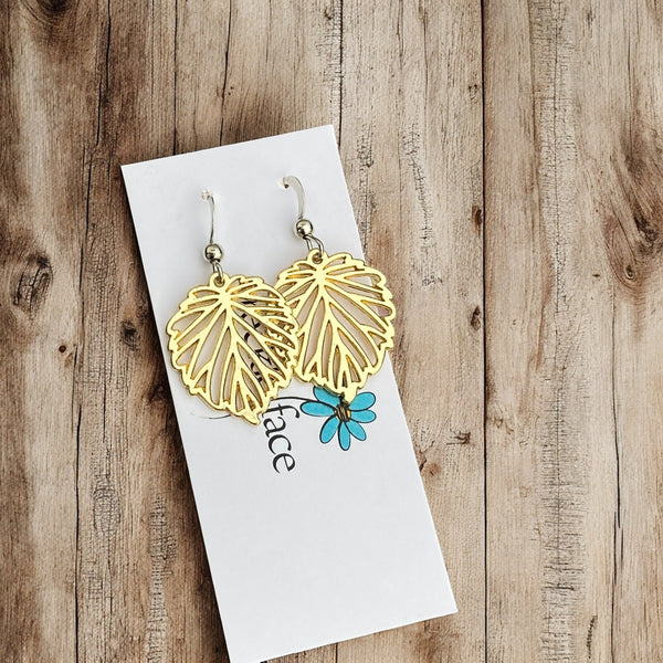 Simple Leaf Earrings