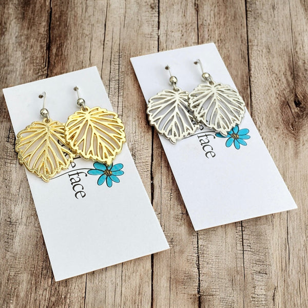 Simple Leaf Earrings