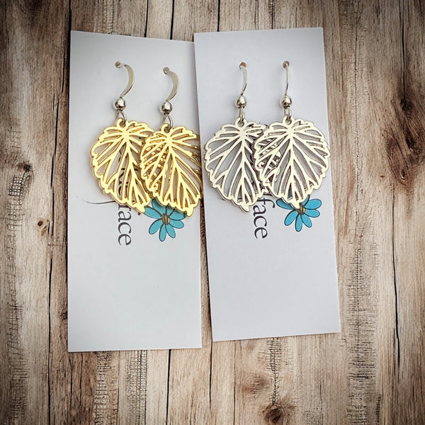 Simple Leaf Earrings