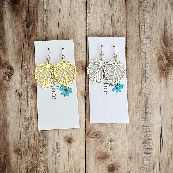 Simple Leaf Earrings