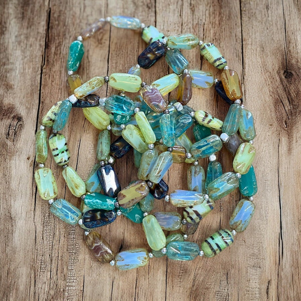 Czech Glass Beaded Bracelets