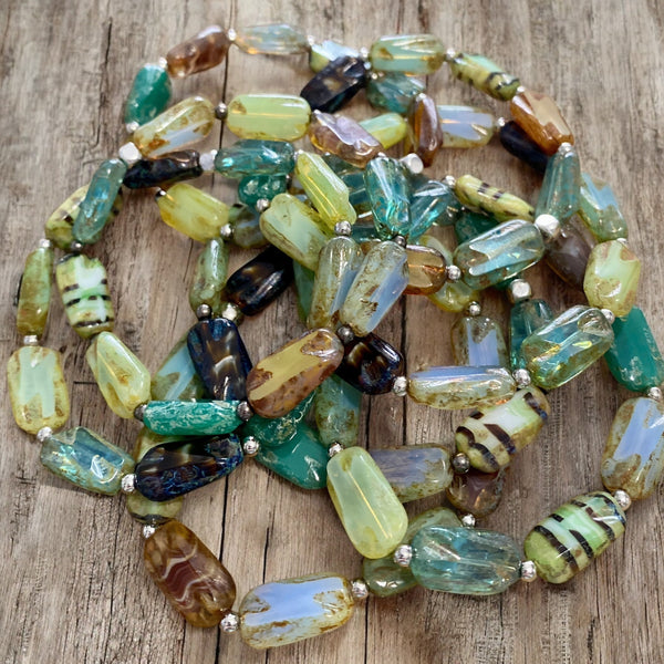Czech Glass Beaded Bracelets