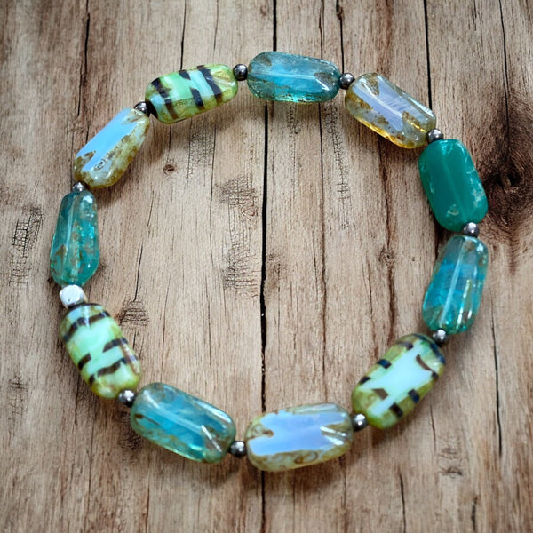 Czech Glass Beaded Bracelets