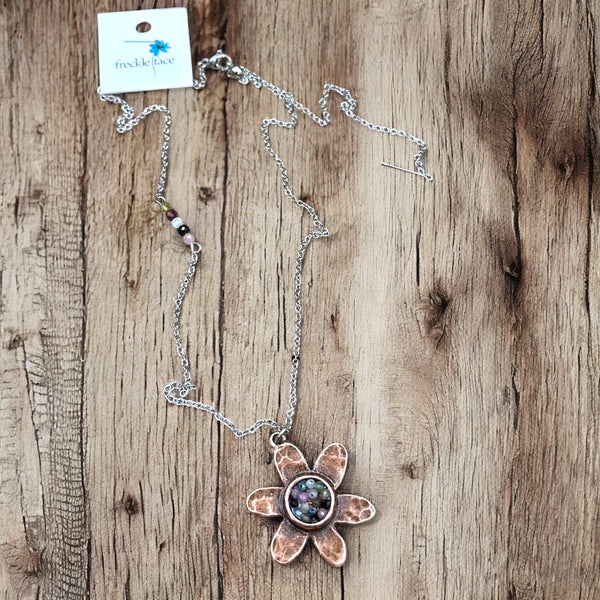 OOAK Mosaic Adjustable Necklace - M3611