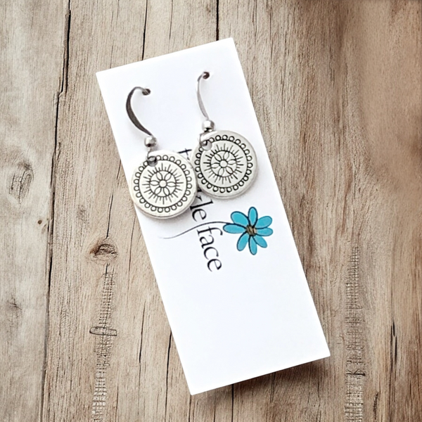 Small Medallion Earrings
