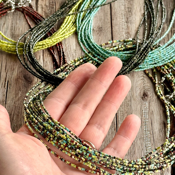 Mix & Match - Minimalist Seed Bead Necklace