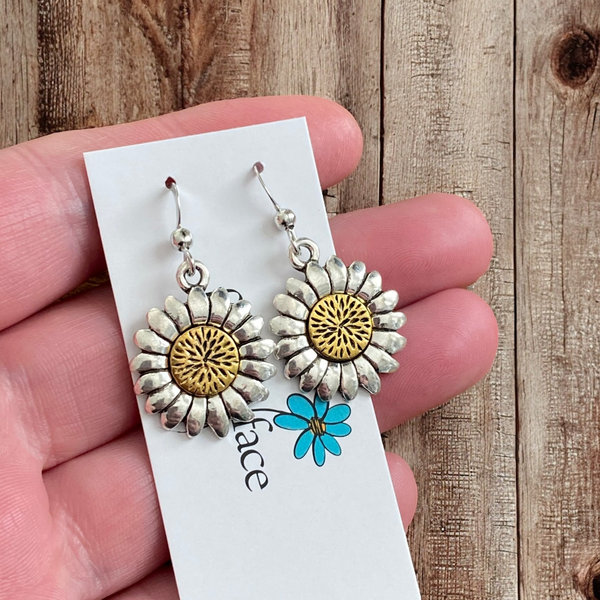 Sunny Sunflower Earrings