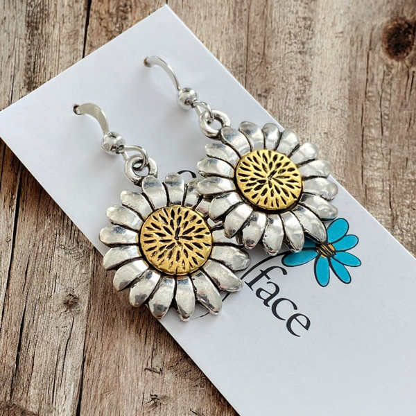 Sunny Sunflower Earrings