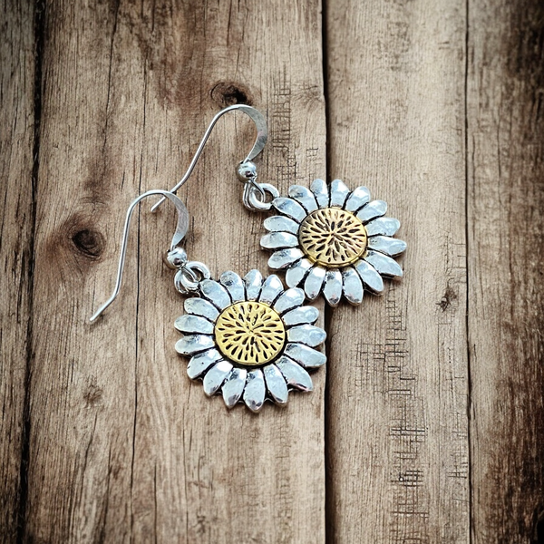 Sunny Sunflower Earrings