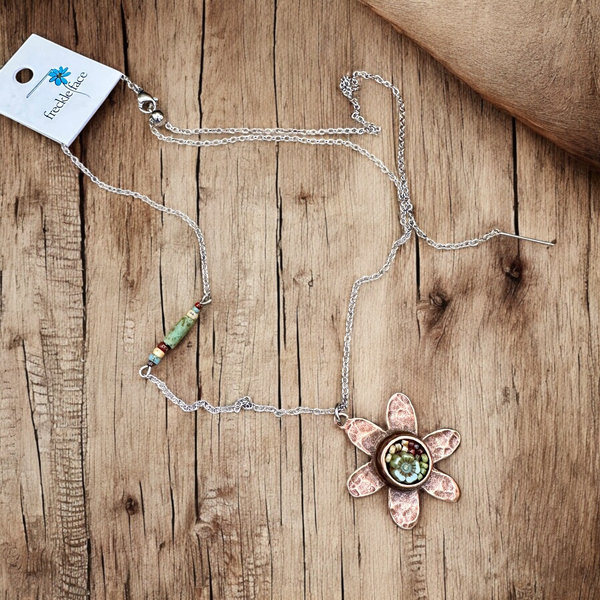 OOAK Mosaic Adjustable Necklace - M3614