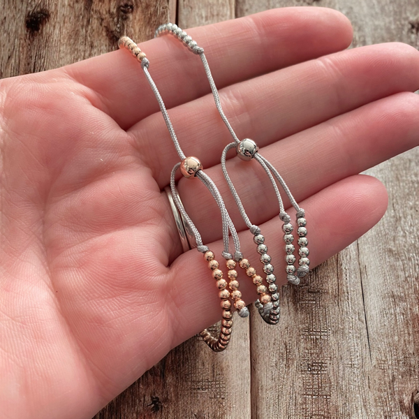 Adjustable Bracelets - Tiny Beads