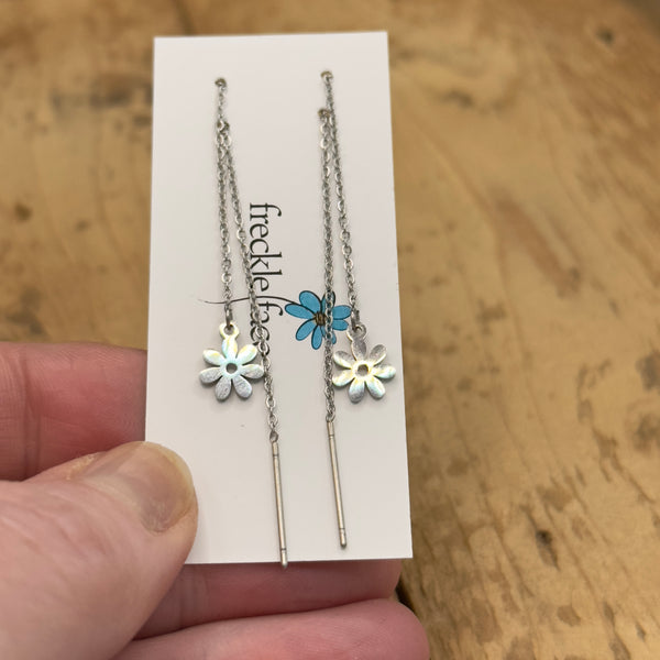 Pull Through Chain Earrings - various designs
