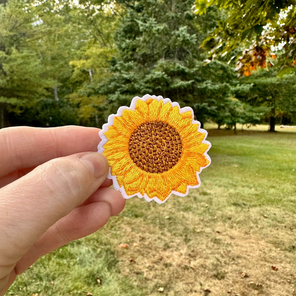 Iron On Patches - Sunflower