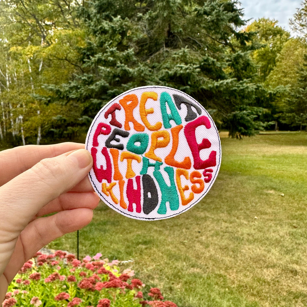 Iron On Patches - Treat People with Kindness