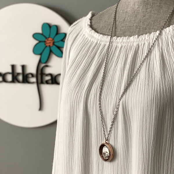 Glass Locket Friend Necklace