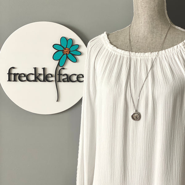 Glass Locket BFF Heart Necklace