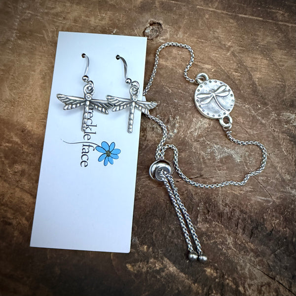 Adjustable Bracelet - Dragonfly