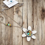 One of a Kind Mosaic Adjustable Necklace