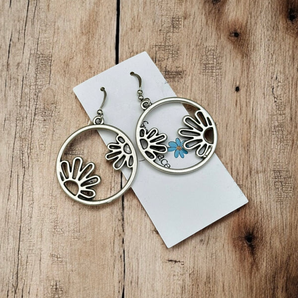 Circle of Daisys Earrings