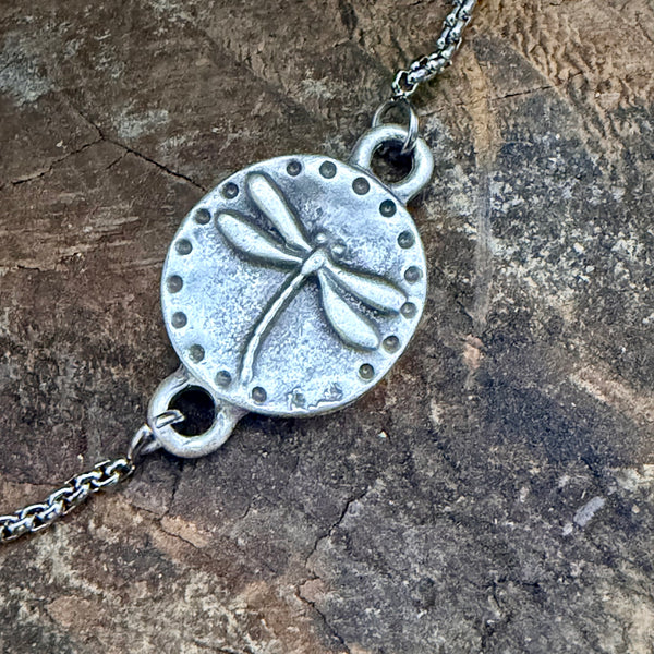 Adjustable Bracelet - Dragonfly