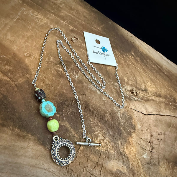 Garden Toggle Bead Necklace