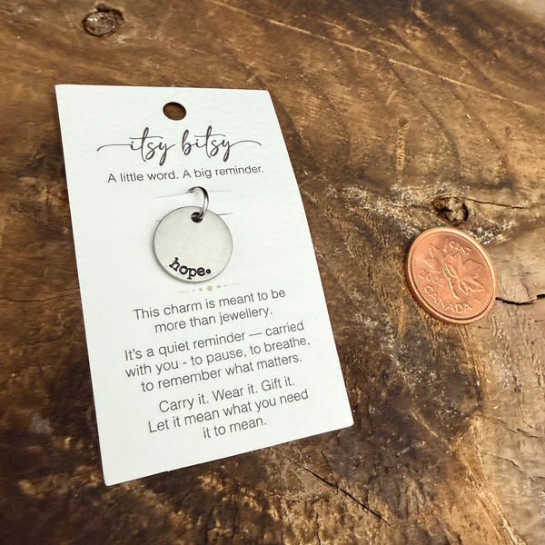 Hope Word Charm