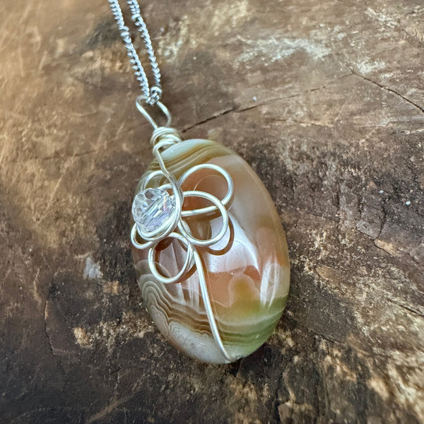 Retro Flower Wrap Necklace