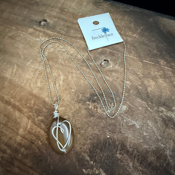 Retro Heart Wrap Necklace