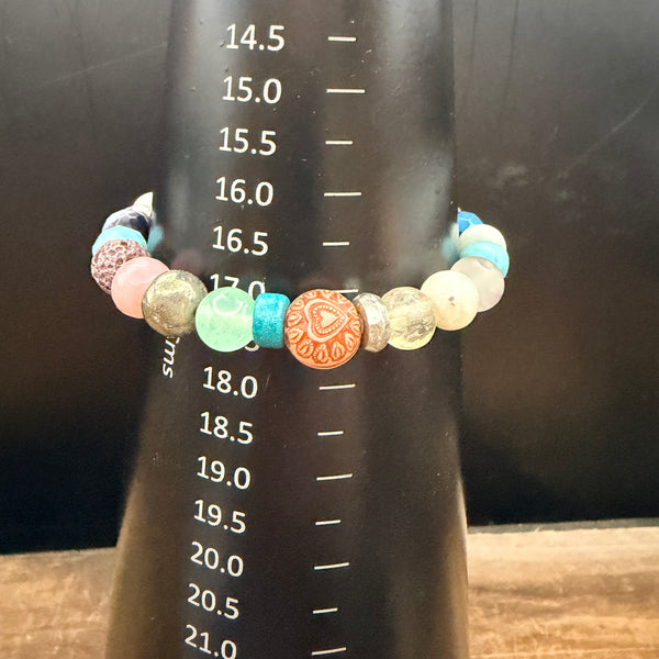 Boho Soul Stretch Bracelet – Colorful Gemstone Beaded Bracelet